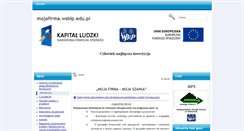 Desktop Screenshot of mojafirma.wsbip.edu.pl